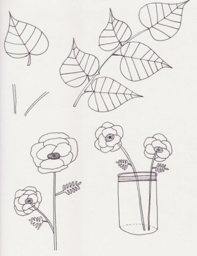 Practice Leaves and Flowers Lisa Congdon